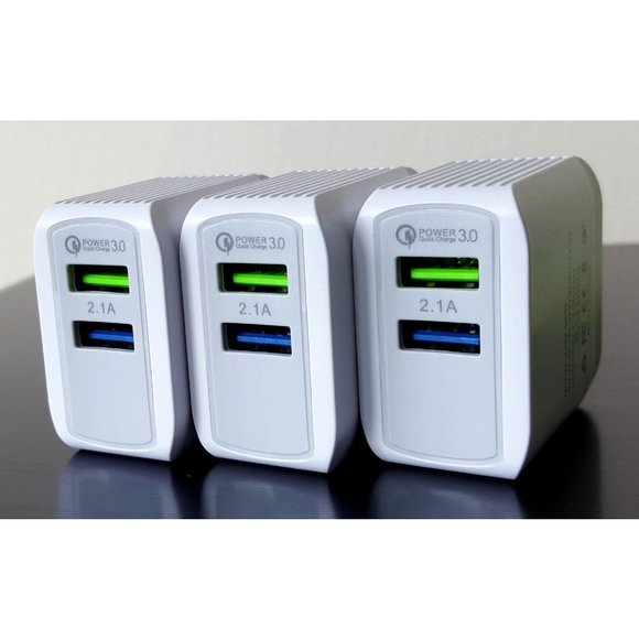 Other - 3pack Double Port Wall Charger Phone Travel Charger QC 3.0 Quick Charge